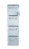 2 x 4 Drawer Storage Cabinet Unit for Bedroom/Bathroom/Home/Office (White)