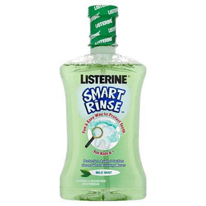Listerine Smart Rinse Mild Mint Mouthwash, 500 ml