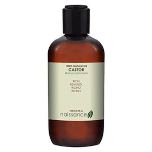 Naissance Cold Pressed Castor Oil 250ml - Vegan, Hexane-Free, No GMO