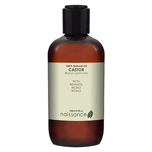 Naissance Cold Pressed Castor Oil 250ml - Vegan, Hexane-Free, No GMO