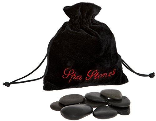 Out of the Blue Spa Hot Rocks Relaxing Massage Stones, Multi-Colour, Pack of 9