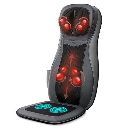 Naipo Shiatsu Neck and Full Back Massage Seat Cushion