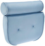 Ideaworks - Home Spa Bath Pillow, 14"x 13"x4", Neck & Back Comfort