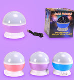 Novelty Luminous Toys Romantic Starry Sky LED Night Light Projector Battery USB Moon Lamp Creative Birthday Gift Toys For Kids