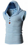 XQS Mens Casual Short Sleeve Polo T-shirt Hoodies Outerwear