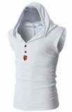XQS Mens Casual Short Sleeve Polo T-shirt Hoodies Outerwear